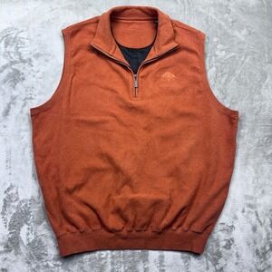 Carnoustie Corral de Tierra Country Club Mens Sweater Vest Mock‎ Neck Sz M Golf